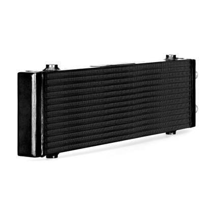 Mishimoto - Universal Dual Pass Bar & Plate Oil Cooler - Black - Universal - MMOC-DP-LBK - Rzcrewgarage