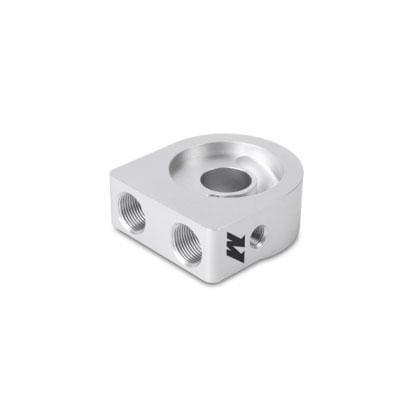 Mishimoto - Oil Sandwich Plate, Silver - Universal - MMOP-SP - Rzcrewgarage