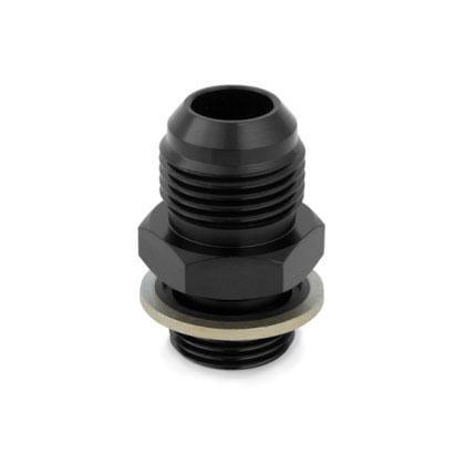 Mishimoto - Sandwich Plate Fitting M20 x -10AN - Black - Universal - MMSPF-10ANBK - Rzcrewgarage