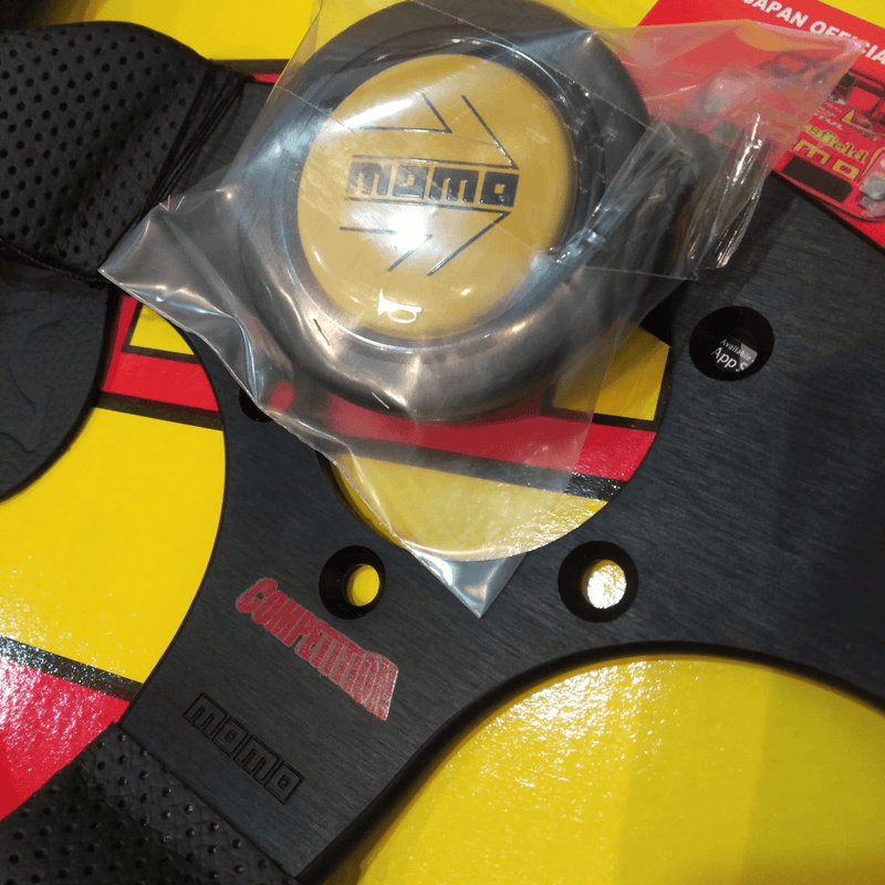 Momo - Competition Steering Wheels - 3 Spokes Leather - Flat Dish-C-70 - RZCrewGarage