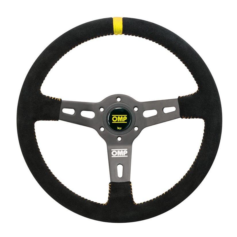 OMP - RS Steering Wheels - 350mm - 3 Spokes Suede - OD/2055/N - RZCrewGarage