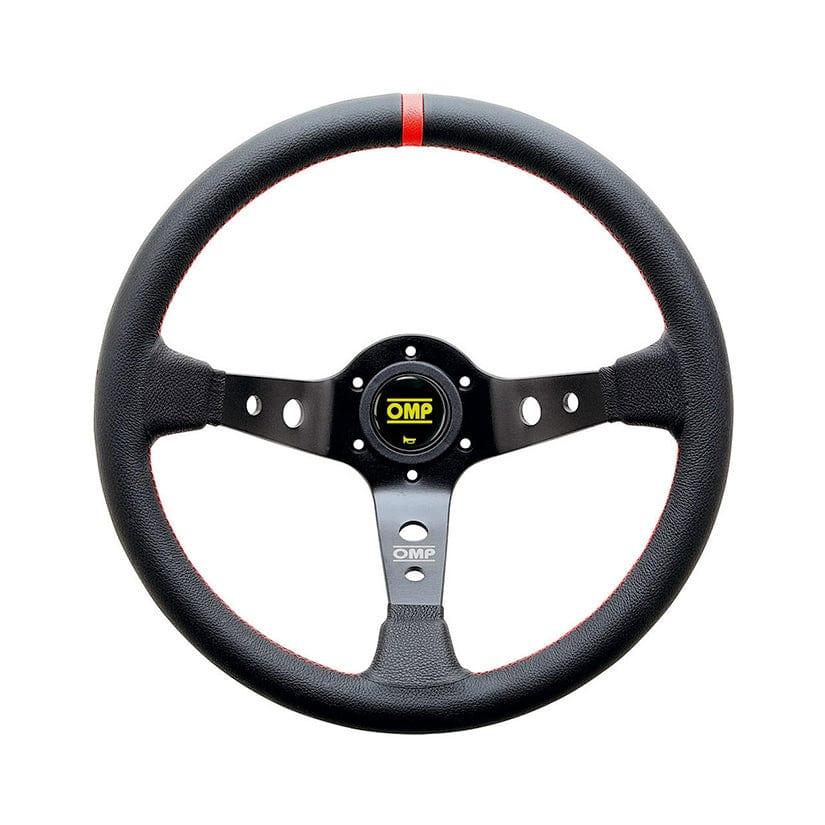 OMP - LIMITED EDITION CORSICA Steering Wheels - 350mm 3 Spokes Leather - OD/1956/NR - RZCrewGarage
