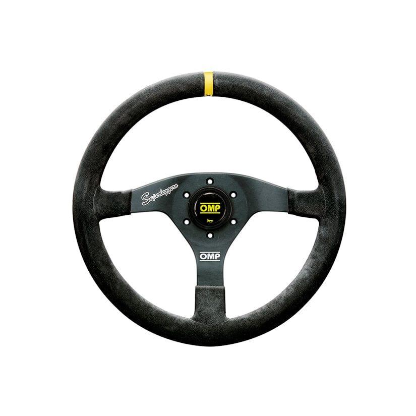 OMP - VELOCITA SUPERLEGGERO Steering Wheels - 350mm - 3 Spokes Suede - OD/2020/N - RZCrewGarage
