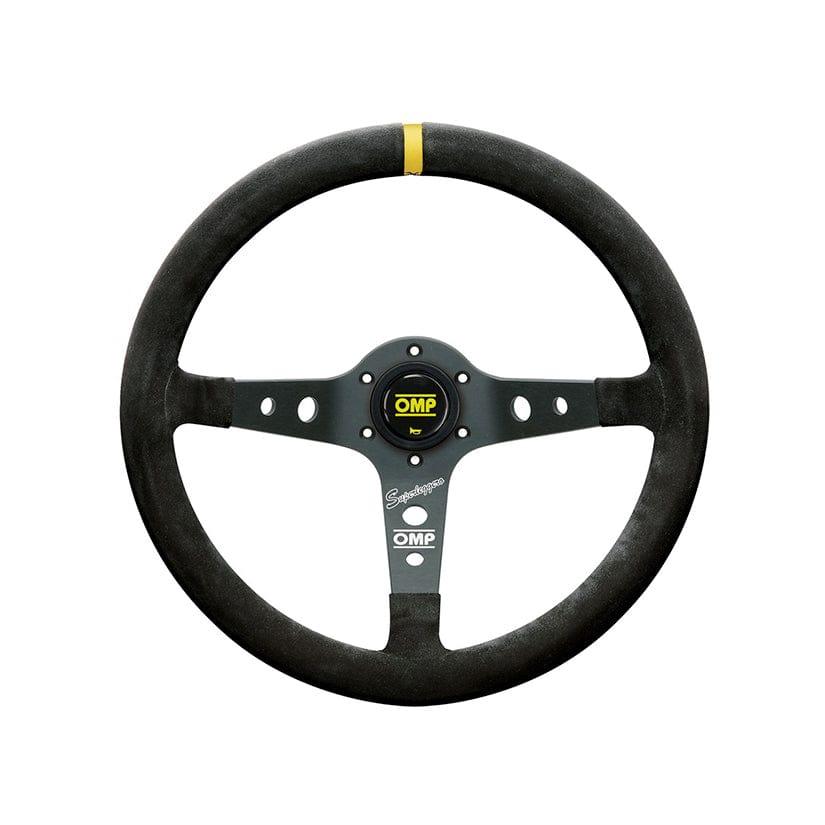 OMP - CORSICA SUPERLEGGERO Steering Wheels - 350mm - 3 Spokes Suede - OD/2021/N - RZCrewGarage