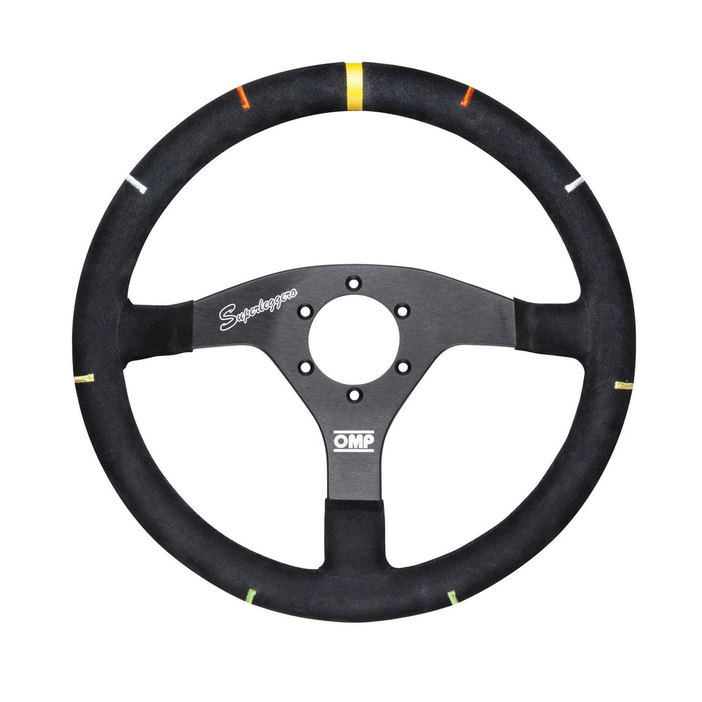 OMP - Recce Steering Wheels - 350mm 3 Spokes Suede - OD/2046 - RZCrewGarage