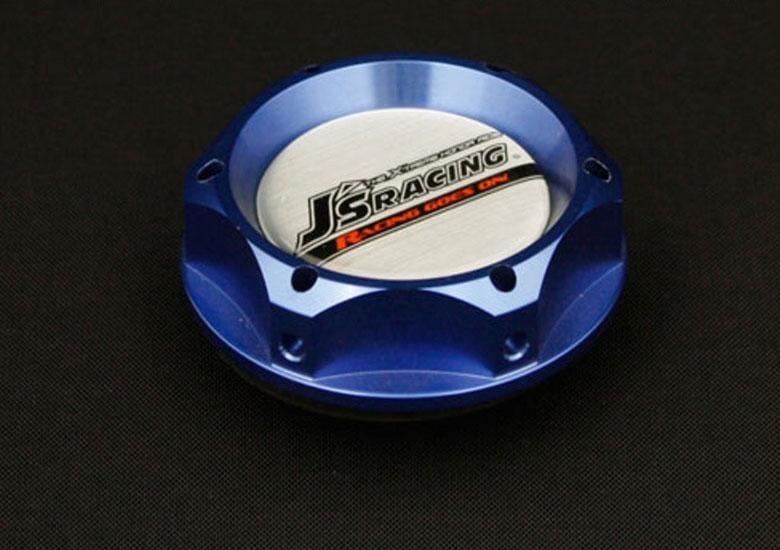 Js Racing - Oil Filler Cap (Blue) - Honda F/H/K/B/D Series - OFW-BL - OFW-BL