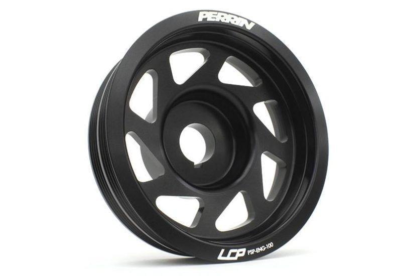 Perrin - Crank Pulley (Black) - Subaru - EJ20/22/25 - PSP-ENG-100BK - PSP-ENG-100BK