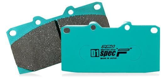 Project Mu - D1 spec F Front Brake Pads - Nissan Primera Camino Wagon WHNP11/WHP11 (1995-2000) - F238_Type_D1_spec_F_Front - Rzcrewgarage