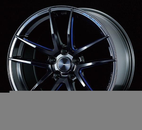 WedsSport RN-55M - 19x10J - 5x112 - ET: 40 (Black Blue Machining) - 5x112 - RN-55M-1910511240-BBM
