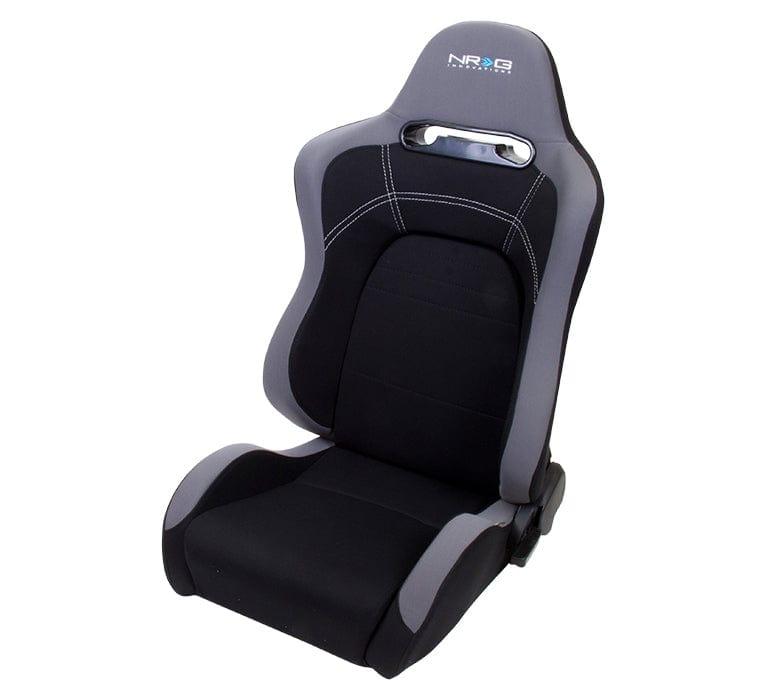 NRG RSC 100 Reclinable Seat (Pair) - Black,Grey-RSC-100L/R - Rzcrewgarage