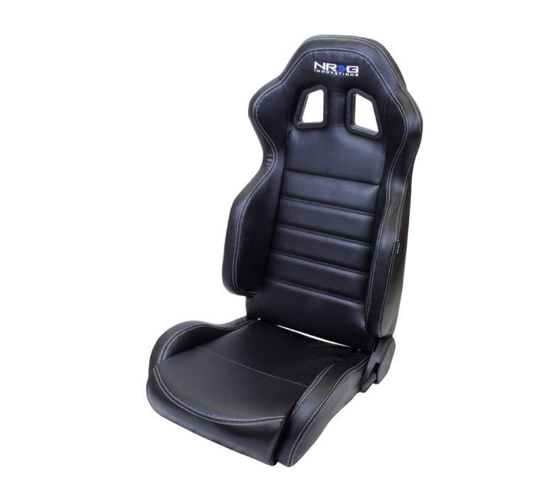 NRG RSC 208 Reclinable Seat (Pair) - Black-RSC-208L/R - Rzcrewgarage