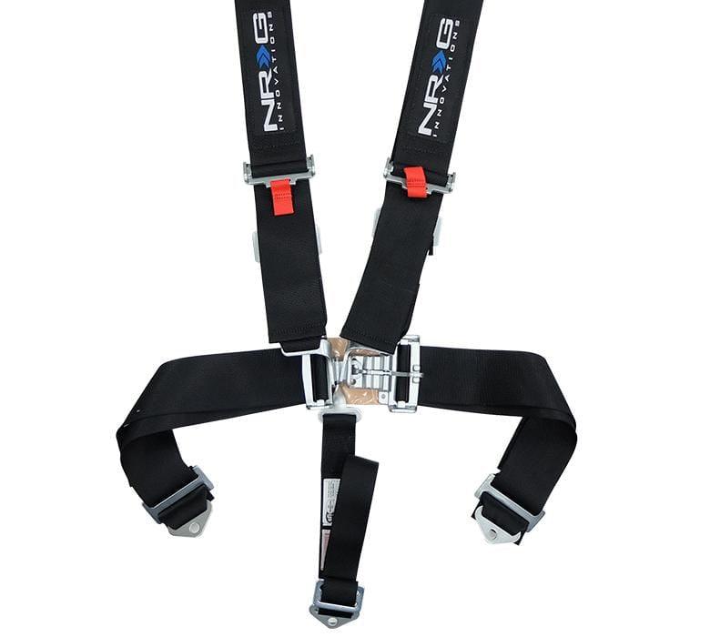 NRG 5 Point Latch Link Seat Belt Bolt On Harness - SFI Approved