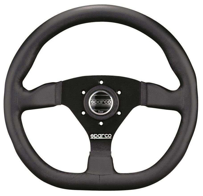 Sparco - Ring L360 Steering Wheels - 3 Spokes Leather / Suede - Flat Dish - RZCrewGarage