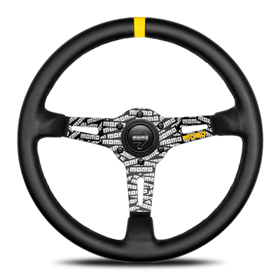 Momo - Ultra JPN Steering Wheels - 3 Spokes Leather - 87mm Dish-UJ-01 - RZCrewGarage