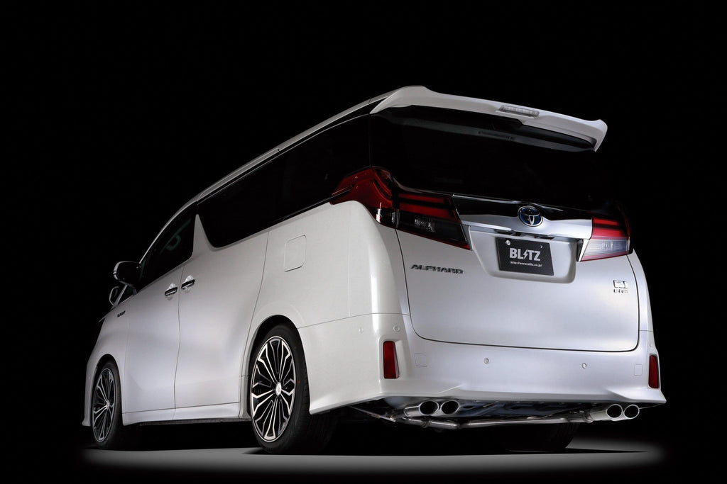 Blitz - NUR-SPEC VS Quad (Oval Tails) exhaust system - Toyota - Alphard hybrid AYH30W - 62517