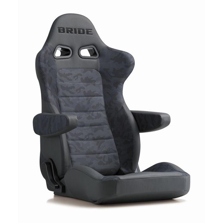 Bride Euroghost Reclinable Seat - Frp - Blue Camouflage-E54CM2 - Rzcrewgarage
