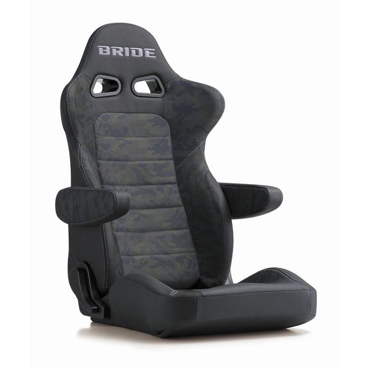 Bride Euroghost Reclinable Seat - Frp - Green Camouflage-E54CM1 - Rzcrewgarage