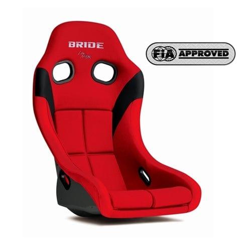 Bride Zieg IV wide Fixed Bucket Seat - Frp - Red-HC1BSF - Rzcrewgarage