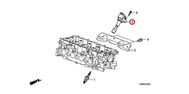 Genuine Honda Parts - Coil Pack For Honda CR-Z ZF1 - 30520-RB0-S01