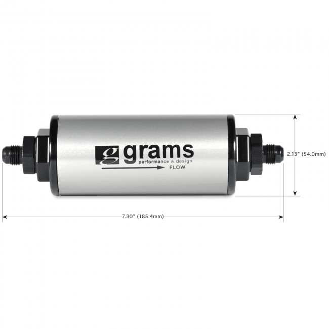Grams Performance 100 Micron -6AN Fuel Filter-G60-99-0106 - Rzcrewgarage