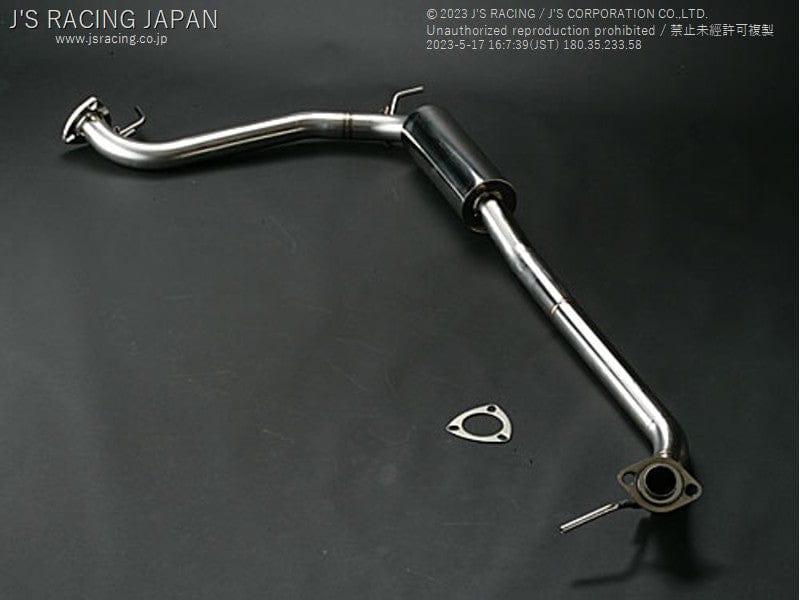 J's Racing Exhaust System Center Pipe 50CT (Center Silencer Specification) - GE8 - R304-F3-50CT