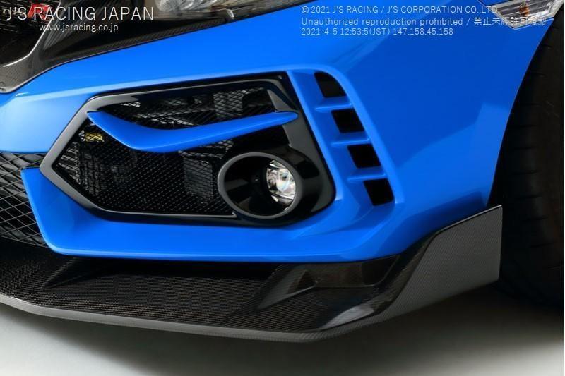Js Racing - Front Sports Garnish - Honda - Civic Type R FK8 - FSG-K8 - Rzcrew Garage