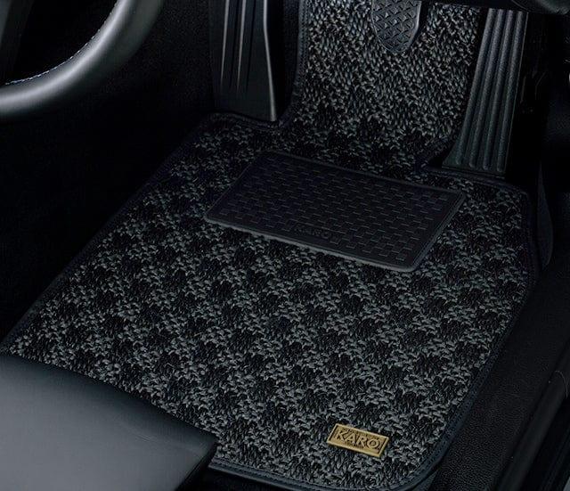 Karo - Sisal Floor Mat Set (Genuine H Hook) - Honda - Accord Euro R CL7 - 1788-Sisal-blue-black
