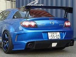 Legsport Japan - Club Sports Rear Diffuser Bumper - Mazda - RX-8 SE3P Kouki - LEG81025 - Rzcrew Garage