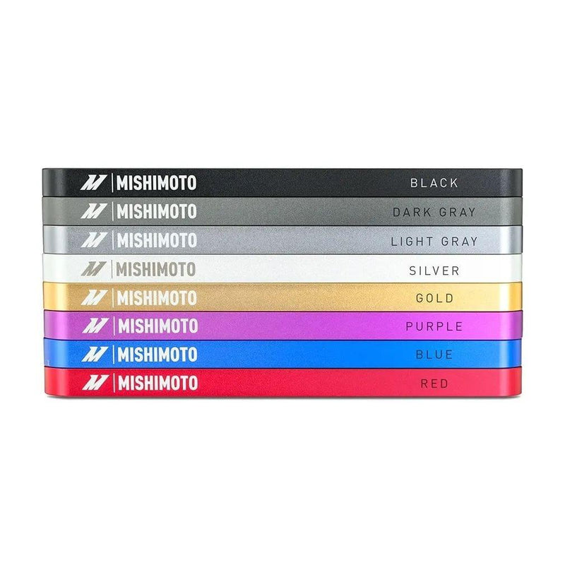Mishimoto Universal Carbon Fiber Intercooler - Gloss Tanks - 525mm Silver Core - S-Flow - V-Band