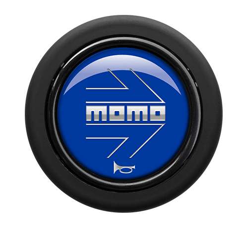 Momo Arrow Blue Horn Button - HB-20-HB-20 - RZCrewGarage