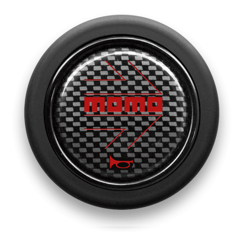 Momo Carbon Red Horn Button - HB-07-HB-07 - RZCrewGarage