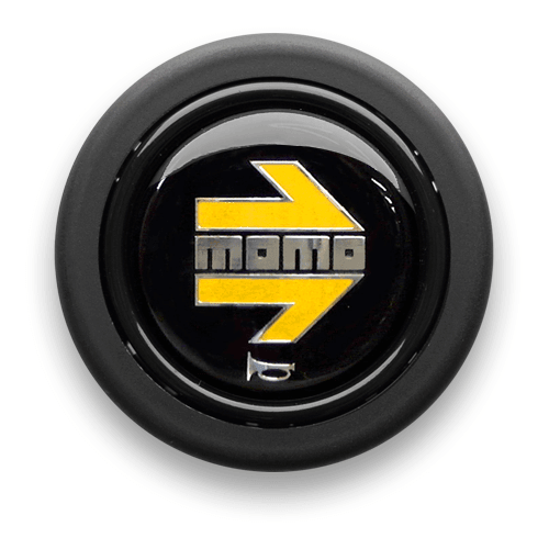 Momo Yellow Arrow Horn Button - HB-01-HB-01 - RZCrewGarage