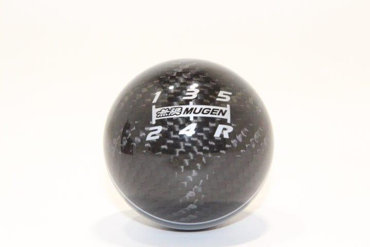 Mugen 5sp MT Carbon Shift Knob with Black Band-54102-XLT-K3S0-BK - Rzcrewgarage