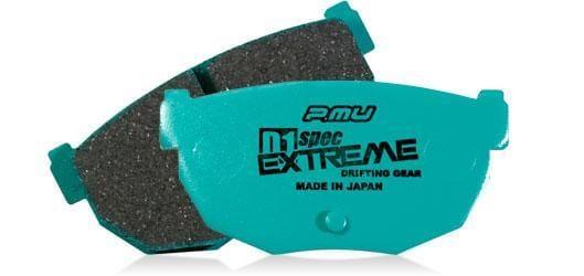 Project Mu - D1 spec Extreme Rear Brake Pads - Subaru Legacy Touring Wagon BG2 Applied B-C (1996-1998) - R914_Type_D1-Spec_Extreme_Rear - Rzcrewgarage