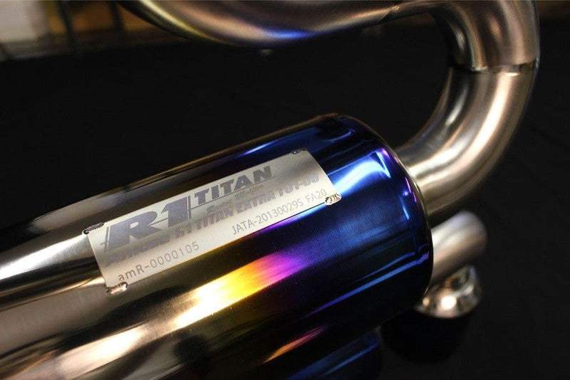 R1 Titan - R1 Titan-80 Titanium exhaust system - Mitsubishi - Lancer Evolution CT9A Evo 7/8/9 - 4580506113702-NS-A