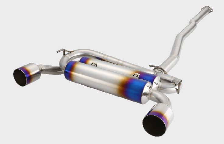 R1 Titan - RS Silent ( Sport Catalyst Compatible ) Titanium exhaust system - Mitsubishi - Lancer Evolution X CZ4A - 4580506113542-SC-A