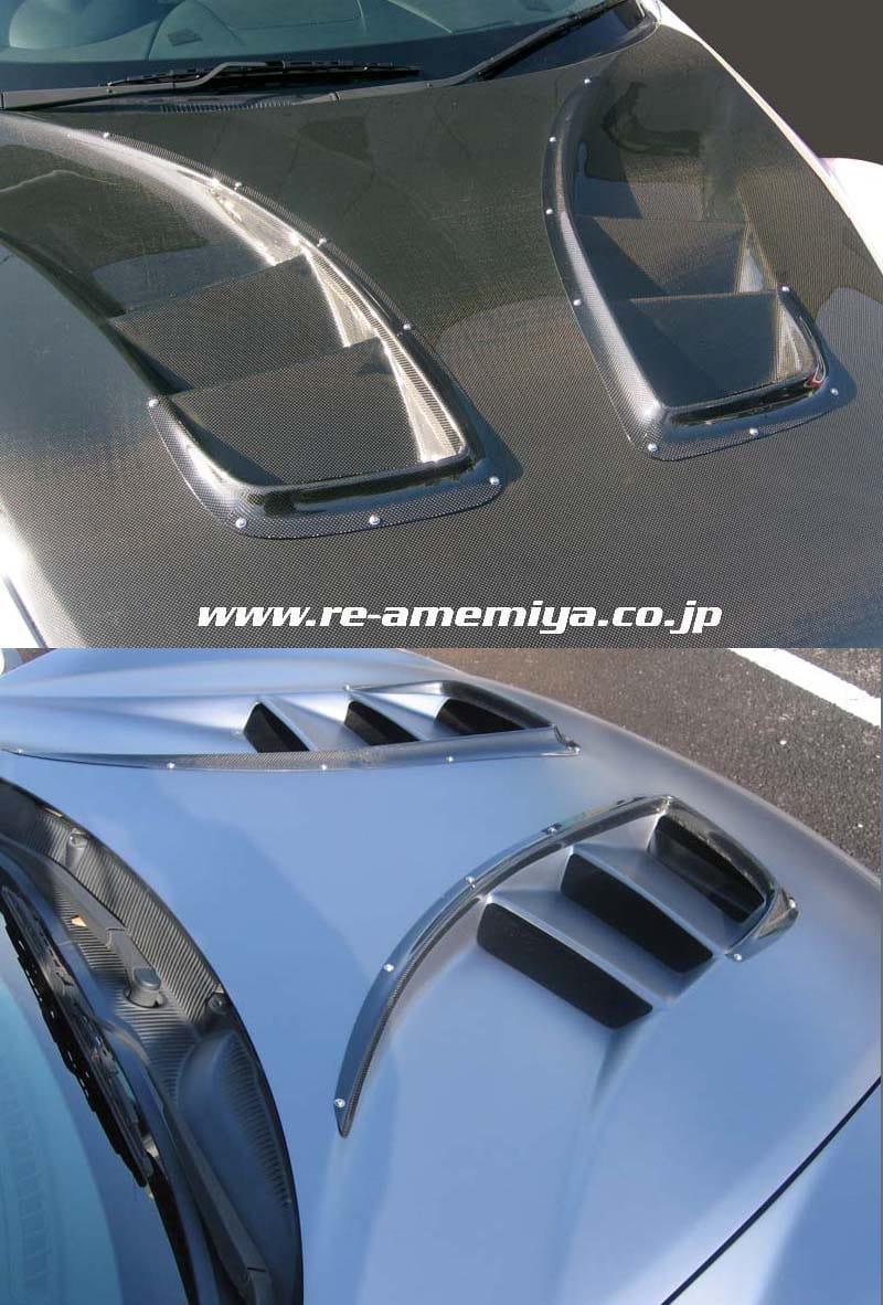 RE Amemiya HOOD D1 DUCT GARNE CARBON - Mazda - RX-8 SE3P - Default Title D0-088030-058 - Rzcrew Garage