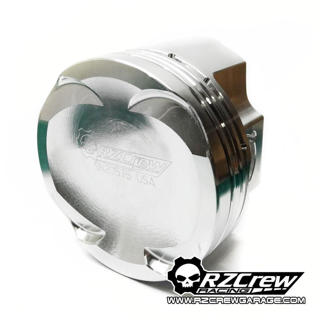 Rzcrew Racing - Forged Pistons 87mm - 8:5 to 15:0 Compression Ratio - Toyota - 2JZ-GE