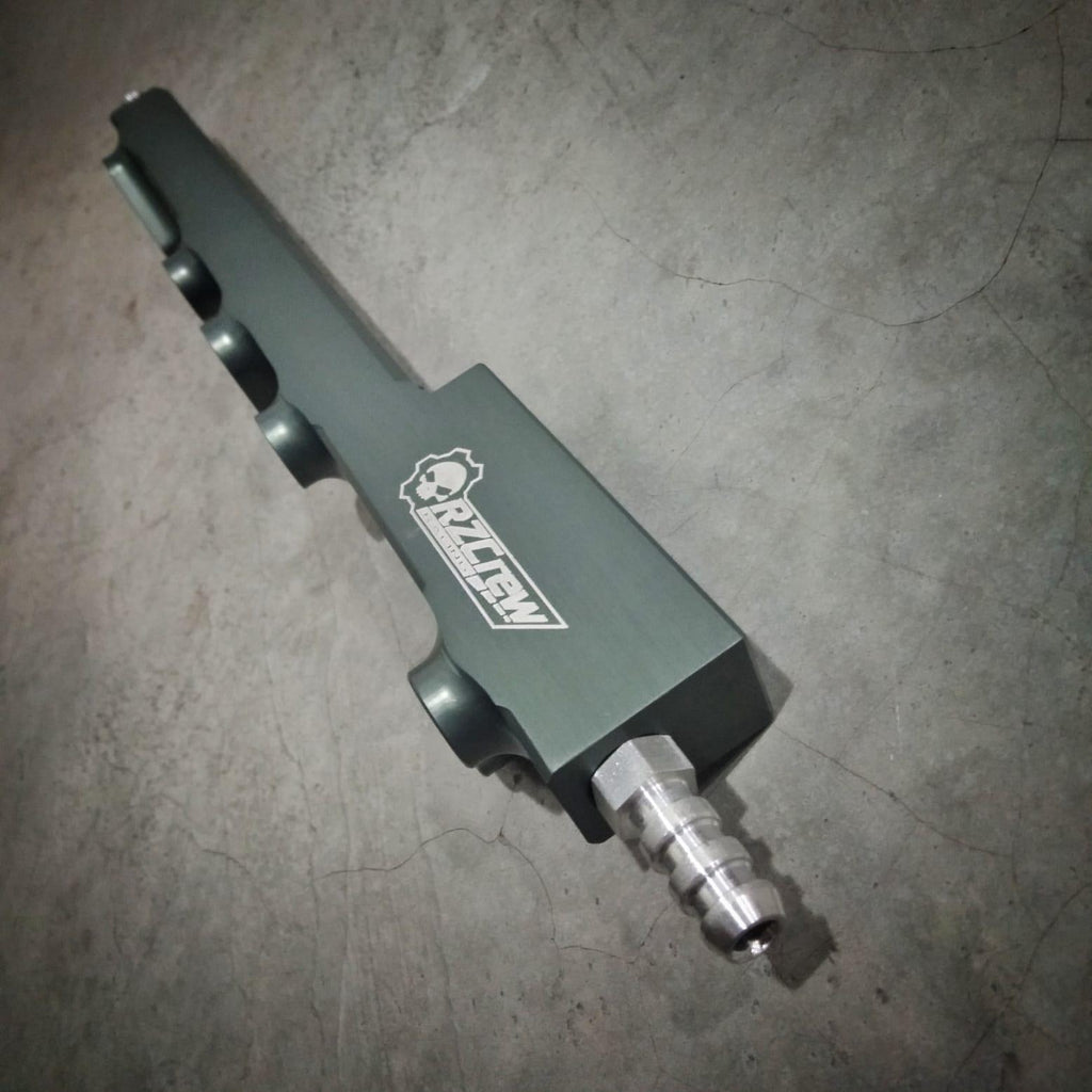 Rzcrew Racing - High Flow Fuel Rail - Mitsubishi 4G63T (1st Gen) Evo 1/2/3 - RZ-FR-MI63123
