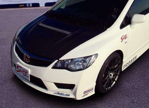 Shift Sports - Aero Vented FRP Hood - Honda - Civic Type R FD2R - SS-FRP-FD2 - Rzcrew Garage