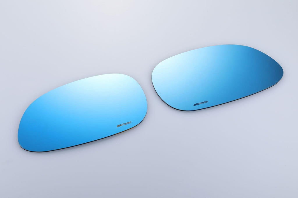 Spoon - Blue Wide Mirror - Honda - Civic EG Hatchback - 76203-EG6-030 - Rzcrew Garage