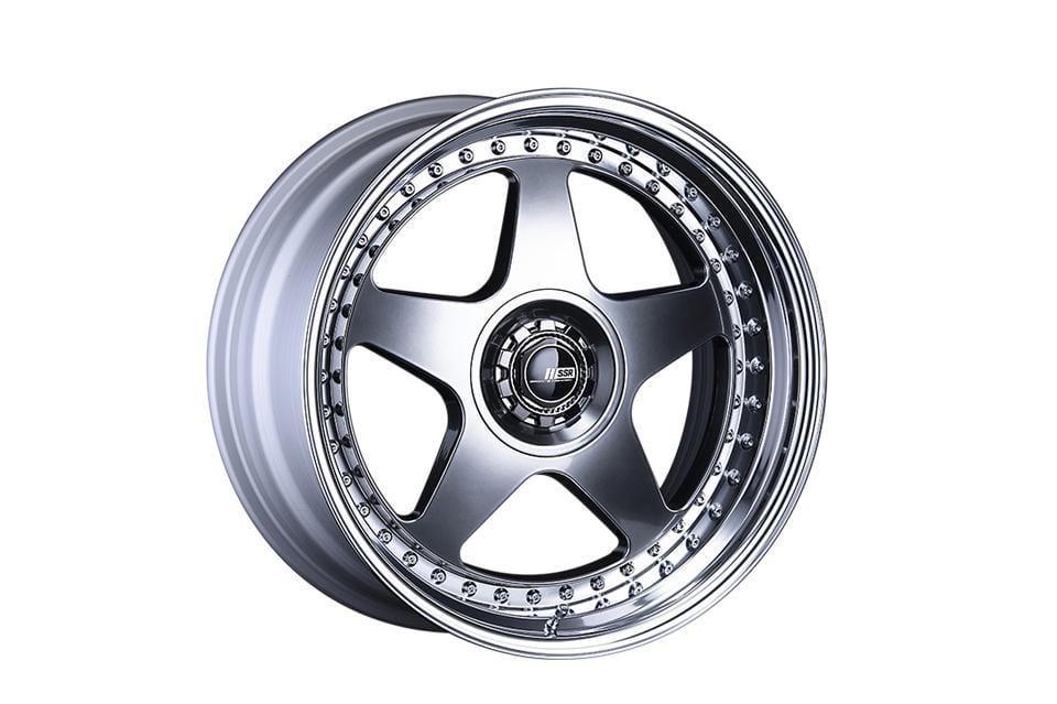 SSR Japan Professor SP6 Under 20x9.5 5x112 ET:-26 Titan Silver