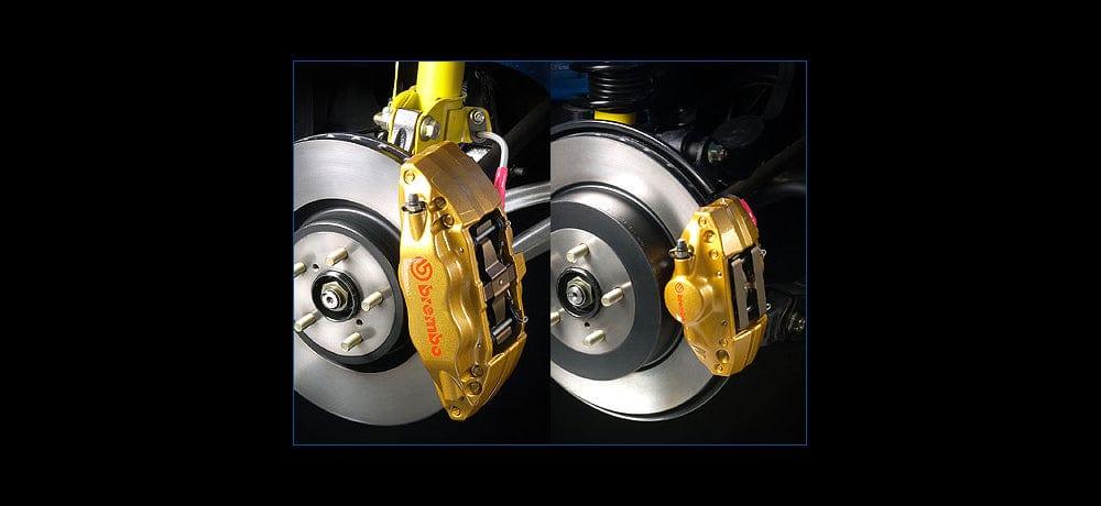 STI - Full Brembo Brake Kit Front,Rear - Subaru Legacy B4 BL5 Applied A-F (2003-2009) - ST2610021000 - Rzcrewgarage