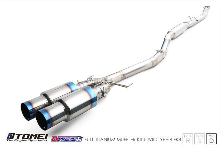 Tomei Usa Expreme Ti Full Titanium Type D Exhaust - Honda - Civic Type R FK8 -TB6090-HN06C