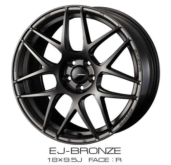 WedsSport SA-27R - 17x7.5J - 5x114.3 - ET: 45 (Bronze) - 5x114-3 - SA-27R177.5455x114.3-EJ-BRONZE