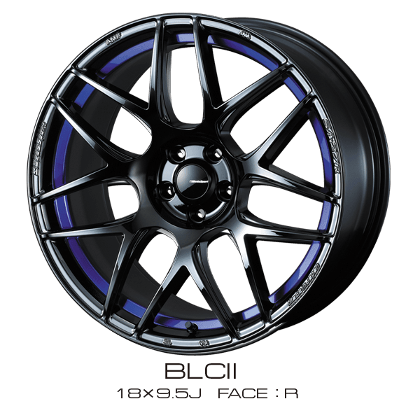 WedsSport SA-27R - 18x7.5J - 5x114.3 - ET: 35 (BLUE LIGHT CHROME II) - 5x114-3 - SA-27R187.5355x114.3-BLCII