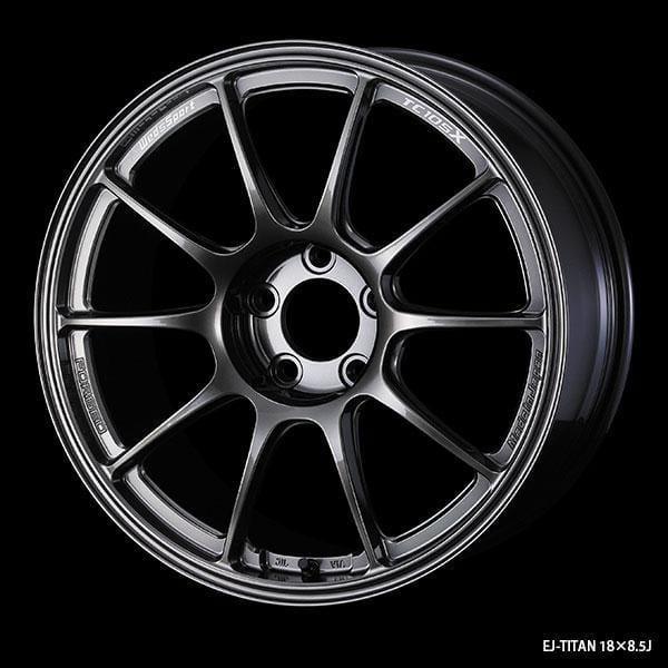 WedsSport TC105X Forged - 18x8.5J - 5x114.3 - ET: 32/43 (Titanium) - TC105XFORGED-18855114332-EJ-TITAN