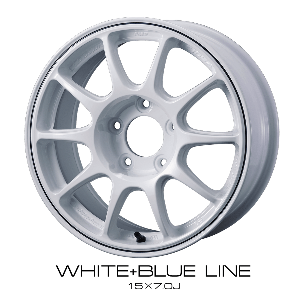 WedsSport TC105X GRAVEL - 15x6.5J - 5x114.3 - ET: 35 (White blue line) - 5x114-3 - TC105XGRAVEL-15655114335-WBL