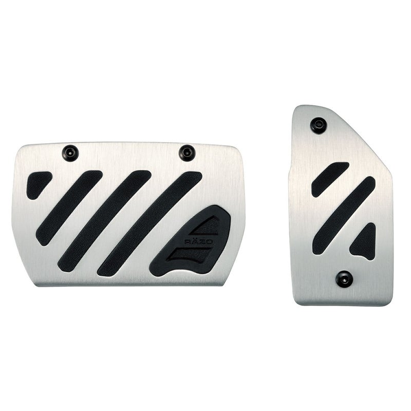 Carmate - Aluminium & Rubber Pedal Compact Toyota / Daihatsu Silver-RP140 - RZCrewGarage