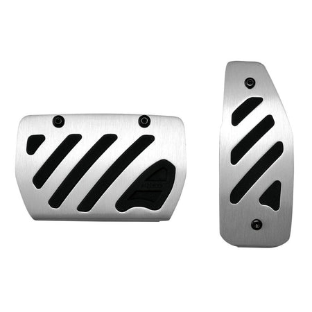 Carmate - RAZO Aluminium & Rubber Pedal Compact SUZUKI & MAZDA 2 Silver-RP143 - RZCrewGarage